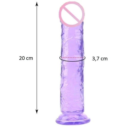 Фаллоимитатор на присоске Love stay with me - SEXTOY PENIS, RD-50S PURPLE