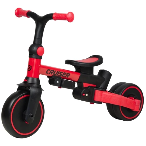 Велосипед-беговел Maraton Cruiser Milano Tri-cycle 6в1 красный (002 Красный): Цвет красный