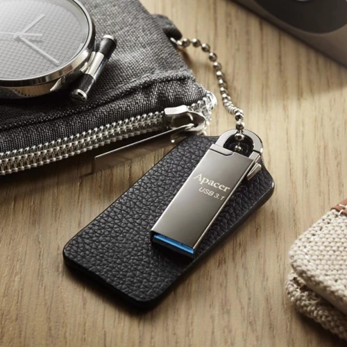 USB-флешка Apacer AH15A 64GB USB 3.1 Ashy (AP64GAH15AA-1): Стандарт USB USB 3.1