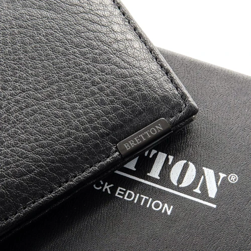 Мужское портмоне Bretton черное (168-24C black): Пол Мужской