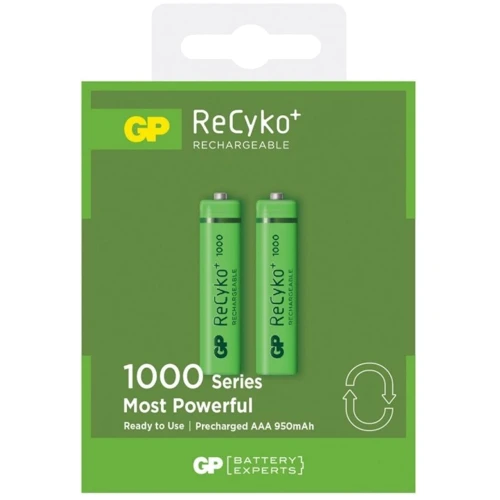 Gp AAA 100AAAHCE-2GBE2 Recyko+ 1000 mAh * 2 (100AAAHCE / 4891199079061)