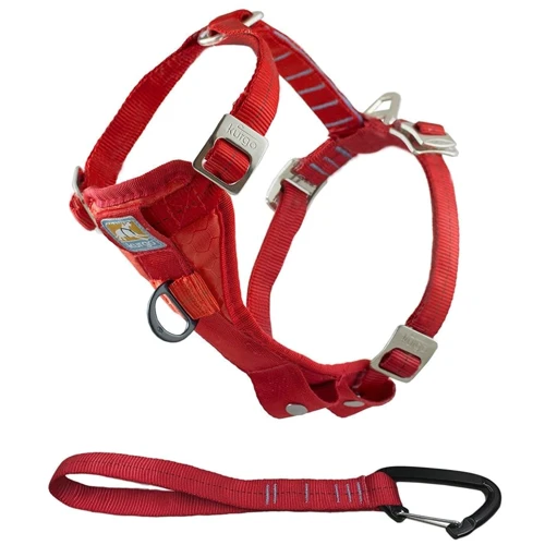 Шлея Kurgo Tru-Fit Smart Dog Car Harness для собак универсальная автомобильная красная M (57832)