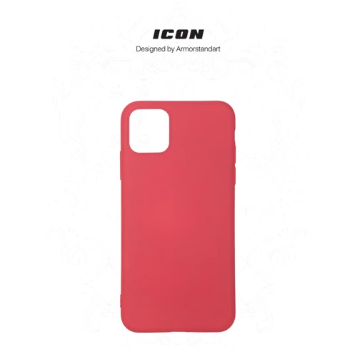 Чехол для iPhone ArmorStandart ICON Case Red (ARM56710) for iPhone 11 Pro Max: Материалы Силикон