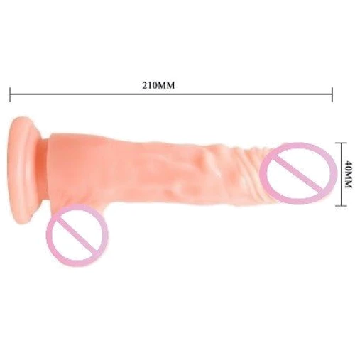 Вибратор на присоске BAILE - COCK 8,5'' BW-008071A