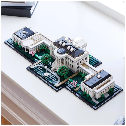LEGO Architecture Белый дом (21054): Количество деталей, шт. 1483 шт.