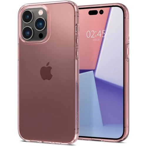 Чехол для iPhone Spigen Crystal Flex Rose Crystal (ACS04665) for iPhone 14 Pro: Цвет розовый