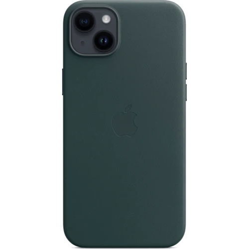 Чохол для iPhone Apple iPhone 14 Plus Leather Case з MagSafe - Forest Green (MPPA3ZE/A): Тип чохла накладка на заднюю часть
