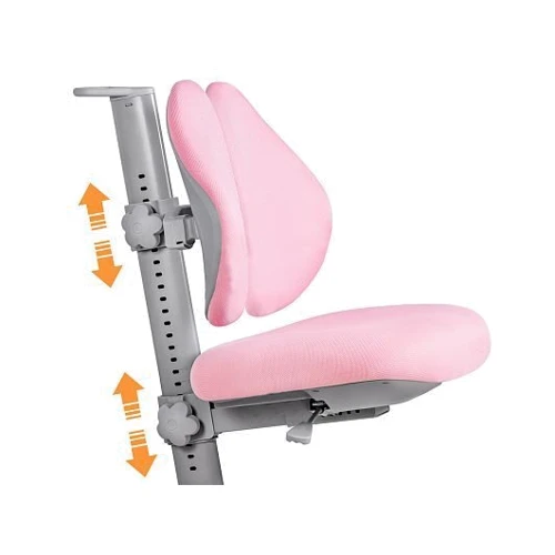 Детское кресло ErgoKids Y-417 Pink: Глубина, см 34-40