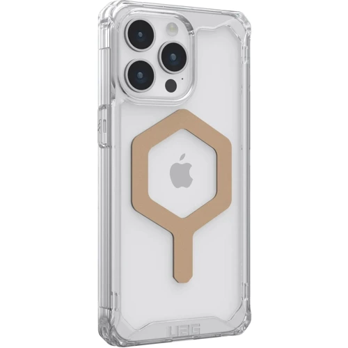 Чехол для iPhone Urban Armor Gear UAG Plyo Magsafe Ice/Gold (114305114381) for iPhone 15 Pro Max: Цвет золотой