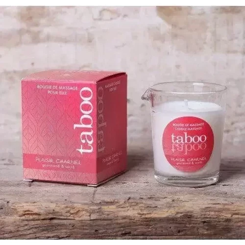 Масажна свічка для жінок TABOO Plaisir Charnel, 60 гр