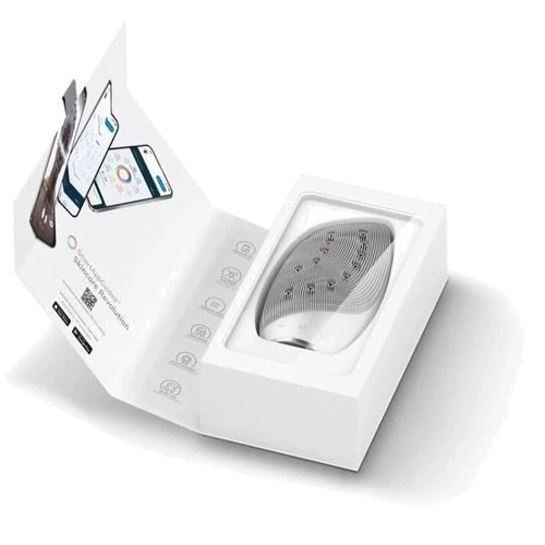 Очисна щітка для обличчя GESKE Sonic Thermo Facial Brush&Face-Lifter 8в1 white фото 5