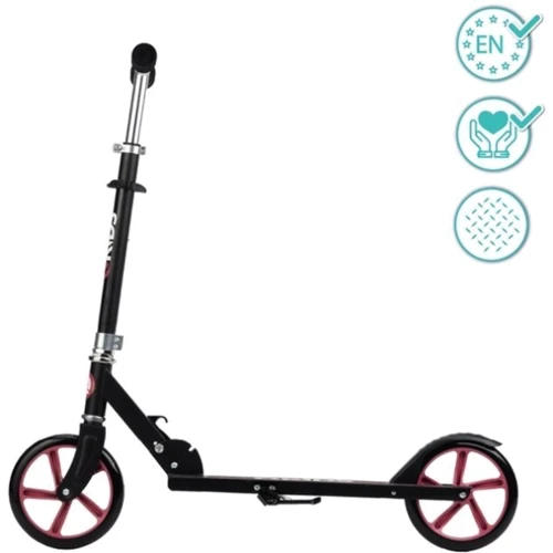 Самокат QKIDS WEISS (цвет -black/pink): Тип колес литые