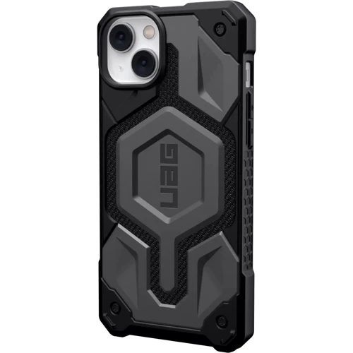Чохол для iPhone Urban Armor Gear UAG Monarch Pro Magsafe Kevlar Silver (114029113933) для iPhone 14 Plus: Колір серебристый