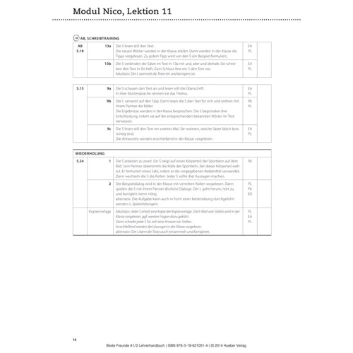 Beste Freunde A1.2: Lehrerhandbuch: Виробник Hueber