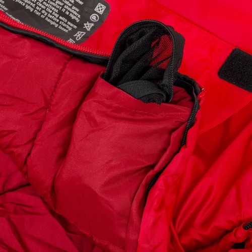 Спальний мішок Highlander Trekker 250 Mummy / + 5 ° C Red: Верхня температура комфорту +15°C