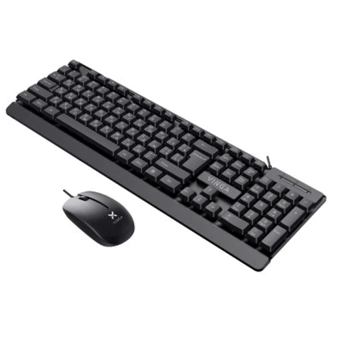 Комплект проводной Vinga KBS-270 Black