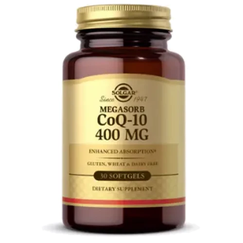 

Solgar Megasorb CoQ-10 400 mg Солгар Коэнзим Q10 30 капсул