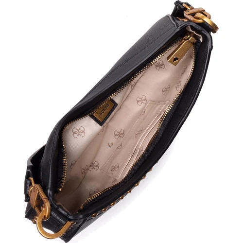 Женская сумка через плечо Guess Bling Top Zip Shoulder Bag черная (HWVB7984180-BLA): Тип Сумки