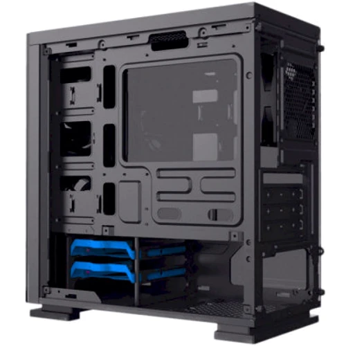 Корпус GameMax H605-TA: Матеріал передній панелі сталь