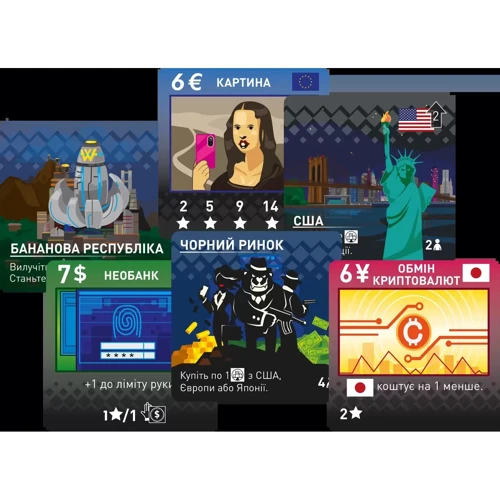 Настольная игра Lord of Boards Брудні гроші (Dirty Money)
