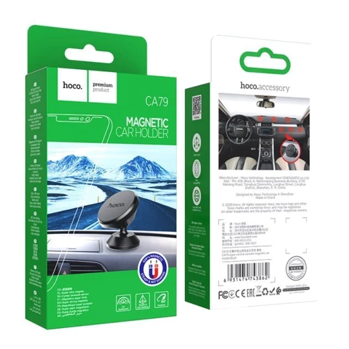 Держатель Hoco Car Holder Magnetic CA79 Black фото 7