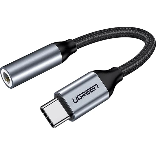 Адаптер Ugreen Adapter AV142 USB-C to jack 3.5mm Black (30632)