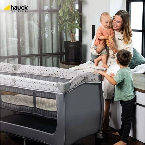 Детская кровать-манеж Hauck Sleep N Play Mickey Mouse Grey (60069-6)