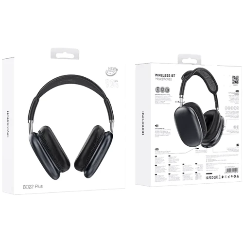 Наушники Borofone BO22 Plus Elegant Deep Space Gray: Время работы, ч 10