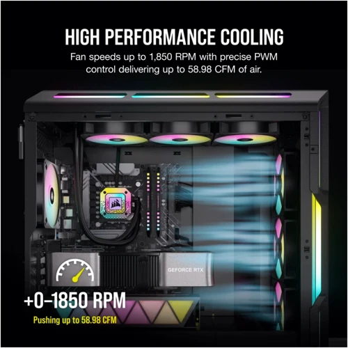 Кулер Corsair iCUE AR120 Digital RGB 120mm PWM Fan Triple Pack Black (CO-9050167-WW) фото 8