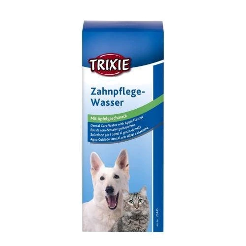 Вода для догляду за ротовою порожниною Trixie для собак і котів зі смаком яблука 300 мл (4011905254456)