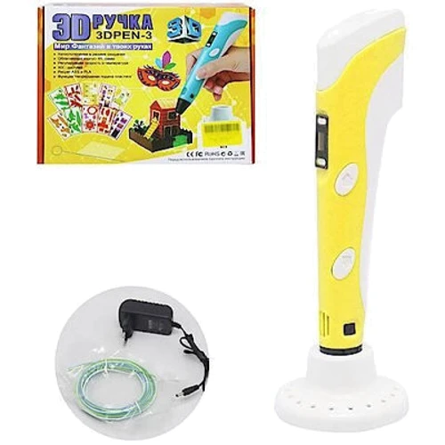 3D ручка Mic 3DPEN-3, желтый (GV-57 (6209)): Производитель Mic