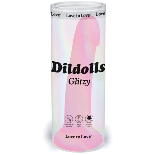 Фалоімітатор з блискітками Love To Love DILDOLLS - GLITZY ультрам'який