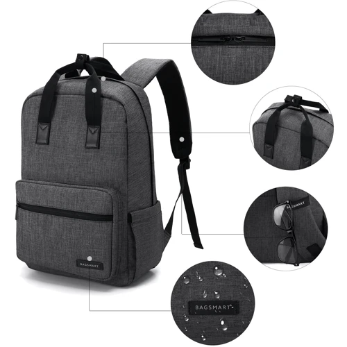 Сумка для ноутбуков Bagsmart 14" ALTADENA Black (BM0140004A001) фото 8
