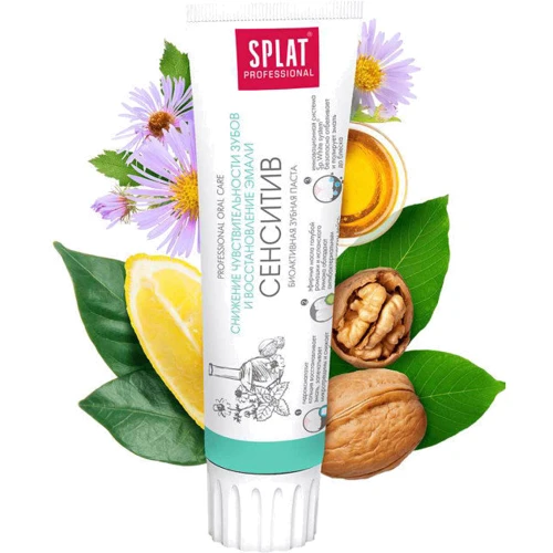 SPLAT Professional Sensitive Зубная паста Сенситив 100 ml: Класс косметики Миддл-маркет