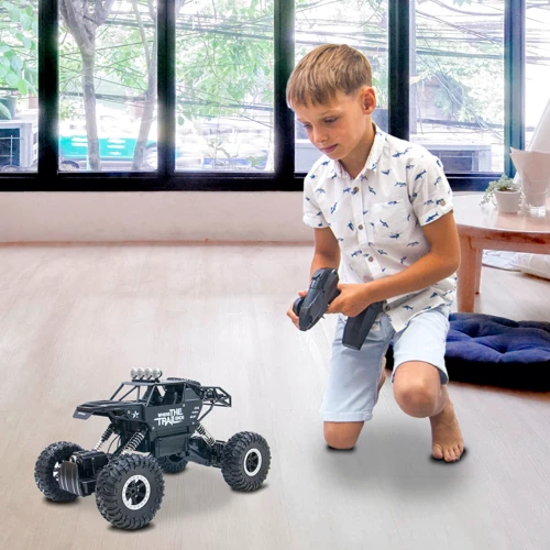 Автомобиль Off-Road Crawler на р/у – Where The Trail Ends (матов.черн., аккум.7.2V, мет.корпус,1:14) (SL-121RHMBl): Тип управления Радиоуправление