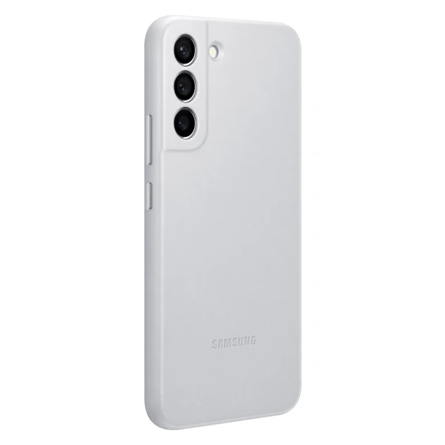Аксессуар для смартфона Samsung Leather Cover Light Gray (EF-VS906LJEGRU) for Samsung S906 Galaxy S22+: Материал кожа