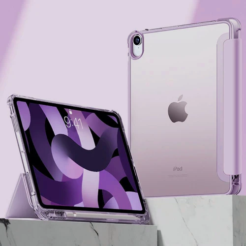 Аксессуар для iPad BeCover Soft Edge with Pencil mount Purple for iPad Air 2020/iPad Air 2022 (708774): Материал искусственная кожа