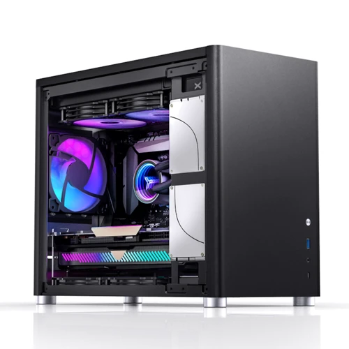 Корпус Jonsbo D30 Aluminum Black: Форм-фактор материнской платы DTX / Micro-ATX / Mini-ITX