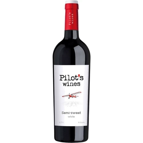 Вино Pilot's Wines біле напівсолодке 9-13% 0.75 л (DIS_4820188112427)