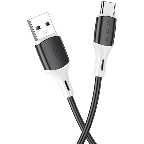 Кабель Borofone USB-C to USB-C 60W 1m Black (BX79)