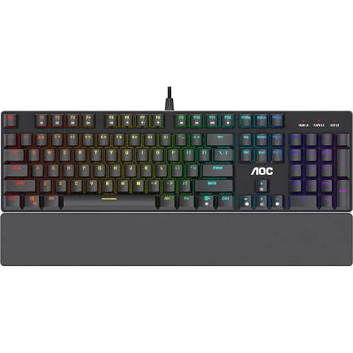 Клавіатура AOC GK500 Gaming RGB Outemu Red USB (GK500DR2R)