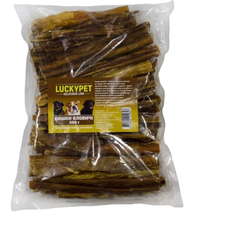 Ласощі Lucky Pet Кишки яловичі 0.5 кг (212647)