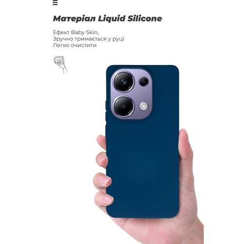 Чохол для телефона ArmorStandart ICON Case Dark Blue для Xiaomi Poco M6 Pro 4G (ARM74148) фото 7