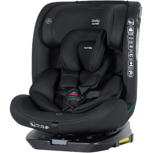 Автокресло Carrello Unity CRL-17010 Totality Black i-Size 40-150 см ISOFIX с поворотом