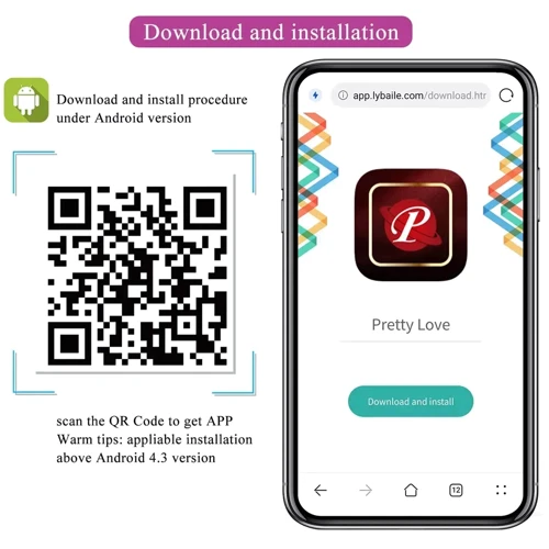 Смарт виброяйцо LYBAILE Pretty Love - Casper Mobile APP (BI-014654HP-1)
