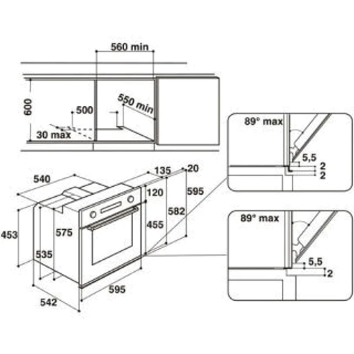 Духовой шкаф электрический Whirlpool AKZ9 6230 NB: Класс энергопотребления A+