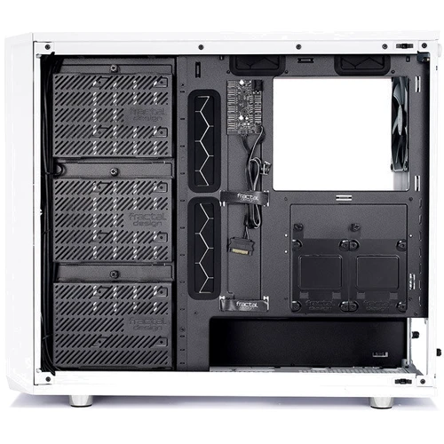 Корпус Fractal Design Meshify S2 White TG (FD-CA-MESH-S2-WT-TGC): Материал передней панели сталь
