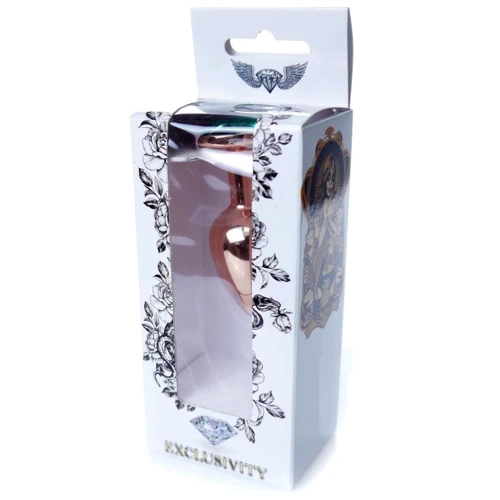 Анальная пробка BOSS Series Exclusivity Jewellery Red Gold Plug Green