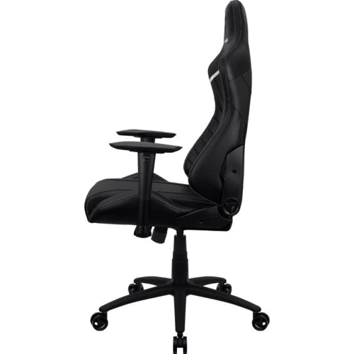 Кресло для геймеров Aerocool ThunderX3 TC3 All Black: Регулировки Угол наклона подлокотников, Жесткость качания, Высота поясничной подушки, Высота подлокотников, Угол