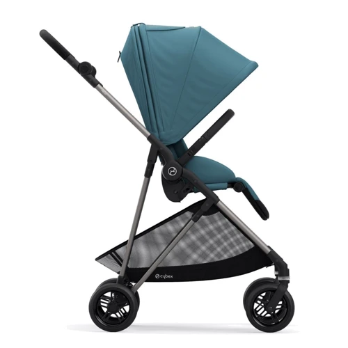 Прогулочная коляска Cybex Melio River Blue: Материал колес полиуретан
